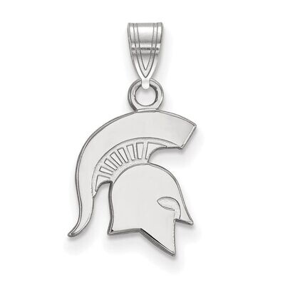 Michigan State University Small Pendant Sterling Silver SS044MIS, MPN: SS044MIS, 886774690162