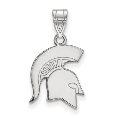 Michigan State University Medium Pendant Sterling Silver SS045MIS, MPN: SS045MIS, 886774690377