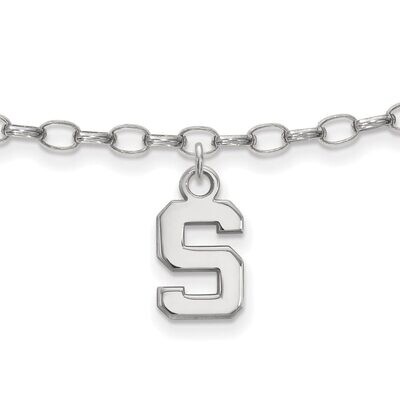 Michigan State University Anklet Sterling Silver SS030MIS, MPN: SS030MIS, 886774690292