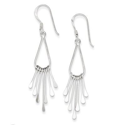 Earrings Sterling Silver Fancy QE3982, MPN: QE3982, 883957928302