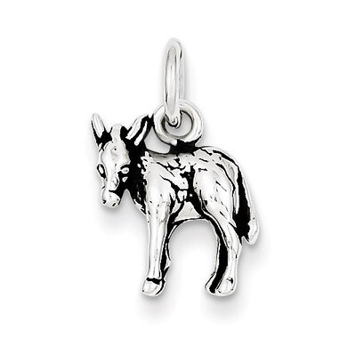 Donkey Charm Antiqued Sterling Silver QC7842, MPN: QC7842, 883957525211