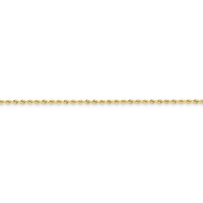 2mm Handmade Regular Rope Chain 14 Inch 14k Gold 014S-14, MPN: 014S-14, 886774393933