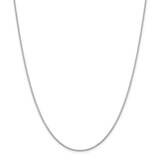 1.1mm Box Chain 14 Inch Sterling Silver Rhodium-Plated QBX022R-14, MPN: QBX022R-14, 191101783913