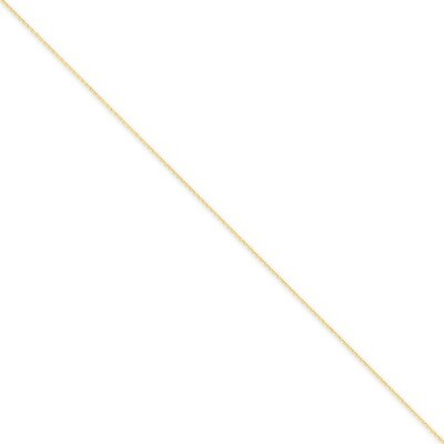 0.8mm Diamond-cut Cable Chain 14 Inch 14k Gold PEN41L-14, MPN: PEN41L-14, 886774104584