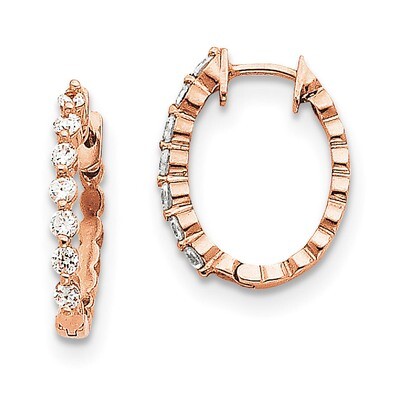 Diamond Earring 14k Rose Gold XE2913VS, MPN: XE2913VS,