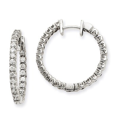 Diamond Earring 14k White Gold XE1352VS, MPN: XE1352VS, 883957337500