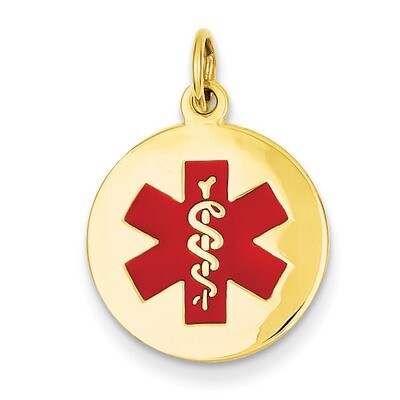 Medical Jewelry Pendant 14k Gold XM407, MPN: XM407, 883957139500