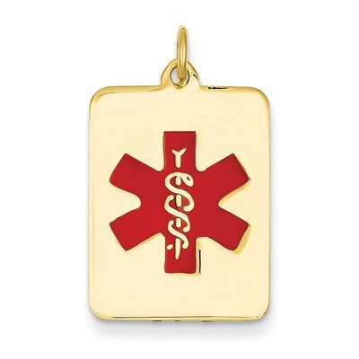 Medical Jewelry Pendant 14k Gold XM55, MPN: XM55, 883957141169