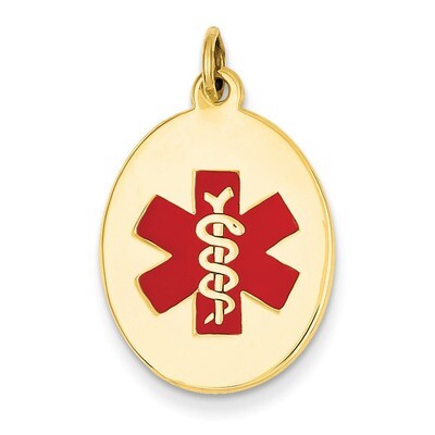 Medical Jewelry Pendant 14k Gold XM414, MPN: XM414, 883957139678