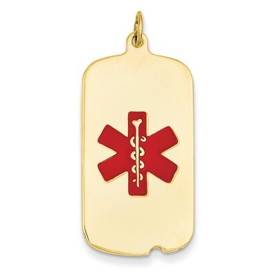 Medical Jewelry Pendant 14k Gold XM56, MPN: XM56, 883957141183