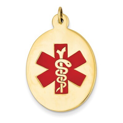 Medical Jewelry Pendant 14k Gold XM415, MPN: XM415, 883957139692