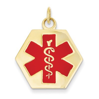 Medical Jewelry Pendant 14k Gold XM31, MPN: XM31, 883957131504