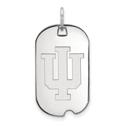 Indiana University Small Dog Tag Sterling Silver SS027IU, MPN: SS027IU, 886774685861