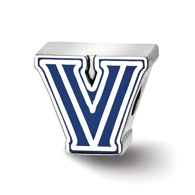 Villanova University Enameled Bead Sterling Silver SS500VIL, MPN: SS500VIL, 634401004635