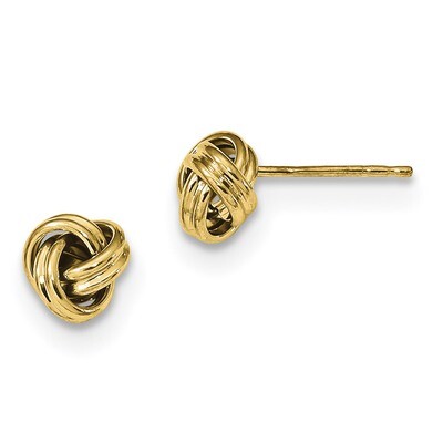 Love Knot Post Earrings 10k Gold 10TM705, MPN: 10TM705, 191101344541