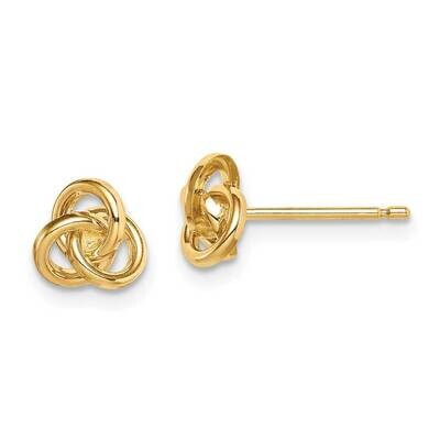 Love Knot Post Earrings 14k Gold GK1061 by Madi K, MPN: GK1061, 883957952956
