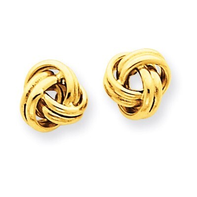 Love Knot Post Earrings 14k Gold TM705, MPN: TM705, 886774563121