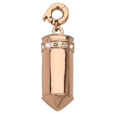 Nikki Lissoni Sparkling Bullet Charm Rose Gold-plated 10 x 25mm D1245RGL, MPN: D1245RGL, 8719075304…