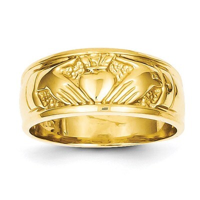 Claddagh Ring 14k Gold Polished K5118, MPN: K5118, 637218002573