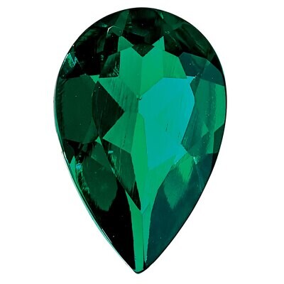 Created Emerald 8X5mm Pear Gemstone CE-0805-PSF, MPN: CE-0805-PSF,