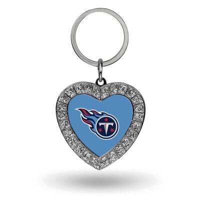 NFL Tennessee Titans Rhinestone Heart Key Ring GC7960, MPN: GC7960, 94746940355