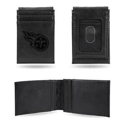 NFL Tennessee Titans Black Faux Leather Front Pocket Wallet GC7558, MPN: GC7558, 767345895790