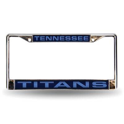 NFL Tennessee Titans Blue Laser Chrome Car License Plate Frame GC7099, MPN: GC7099, 94746402655