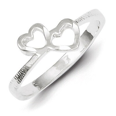 Heart Ring Sterling Silver QR107, MPN: QR107, 883957984292