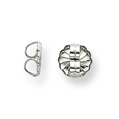Heavy Earring Nut Sterling Silver SS3099, MPN: SS3099,