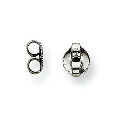 Heavy Earring Nut Sterling Silver SS3093, MPN: SS3093,