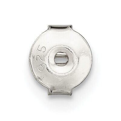 Heavy Earring Nut Sterling Silver SS3090, MPN: SS3090,