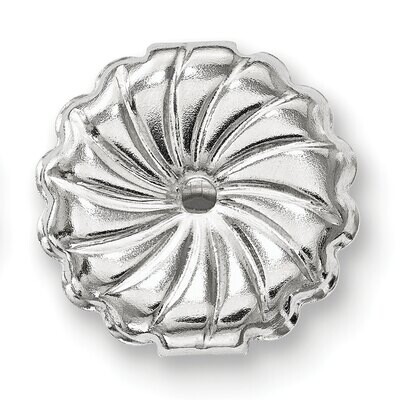 Heavy Earring Nut Sterling Silver SS4916, MPN: SS4916,