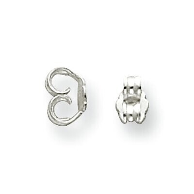 Heavy Earring Nut Sterling Silver SS3094, MPN: SS3094,