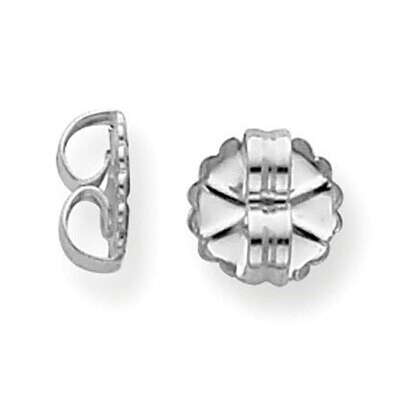 Ultra Heavy Earring Nut Sterling Silver SS3096, MPN: SS3096,