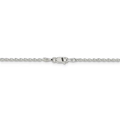 16 Inch 1.65mm Twisted Herringbone Chain Sterling Silver QPH5-16, MPN: QPH5-16, 886774408514