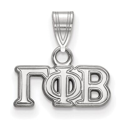 Gamma Phi Beta Small Pendant Sterling Silver SS002GPB, MPN: SS002GPB, 886774598598