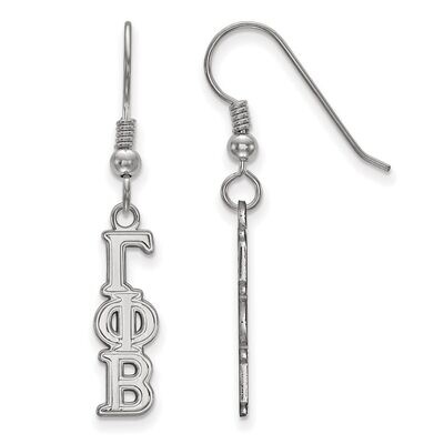Gamma Phi Beta Small Dangle Earrings Sterling Silver SS026GPB, MPN: SS026GPB, 886774604831