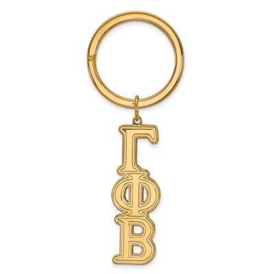 Gamma Phi Beta Key Chain Gold-plated Silver GP010GPB, MPN: GP010GPB, 886774910888