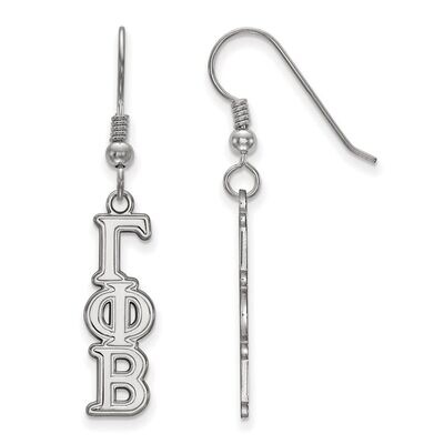 Gamma Phi Beta Dangle Medium Earrings Sterling Silver SS004GPB, MPN: SS004GPB, 886774599113