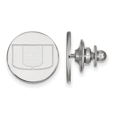 University of Miami Lapel Pin Sterling Silver SS011UMF, MPN: SS011UMF, 886774711249