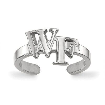 Wake Forest University Toe Ring Sterling Silver SS023WFU, MPN: SS023WFU, 886774720418