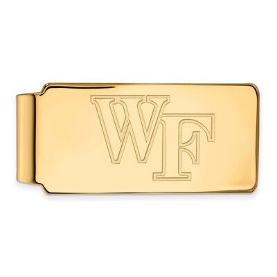 Wake Forest University Money Clip 14k Yellow Gold 4Y019WFU, MPN: 4Y019WFU, 886774875484