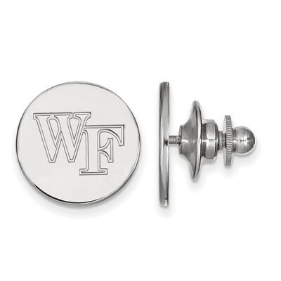 Wake Forest University Lapel Pin 14k White Gold 4W071WFU, MPN: 4W071WFU, 886774854144
