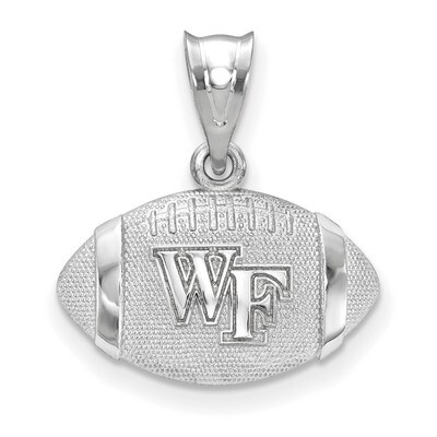 Wake Forest University Football Pendant Sterling Silver SS506WFU, MPN: SS506WFU, 810680029426