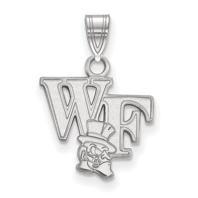 Wake Forest University Small Pendant Sterling Silver SS042WFU, MPN: SS042WFU, 886774720494