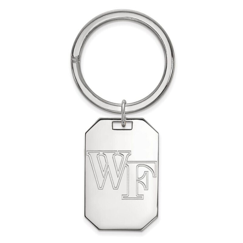 Wake Forest University Key Chain Sterling Silver SS020WFU, MPN: SS020WFU, 886774721033
