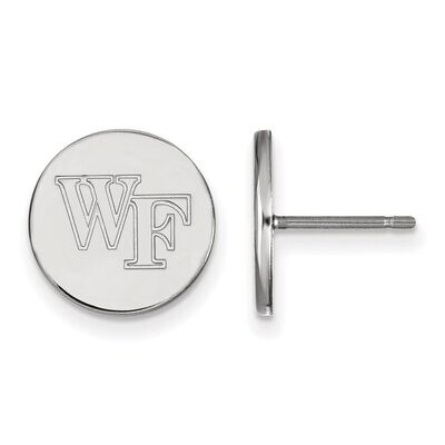 Wake Forest University Small Disc Earring Sterling Silver SS037WFU, MPN: SS037WFU, 886774720784