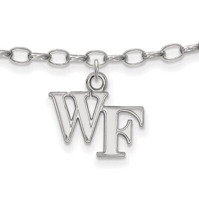 Wake Forest University Anklet Sterling Silver SS024WFU, MPN: SS024WFU, 886774720630