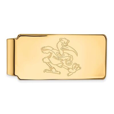 University of Miami Money Clip Gold-plated Silver GP063UMF, MPN: GP063UMF, 886774951768
