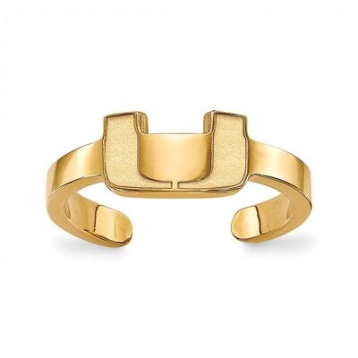 University of Miami Toe Ring Gold-plated Silver GP029UMF, MPN: GP029UMF, 886774933030